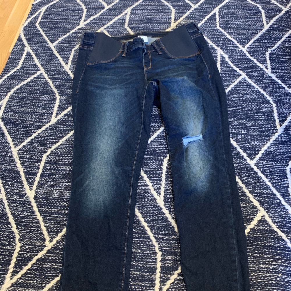 Old navy side panel maternity jeans size 10